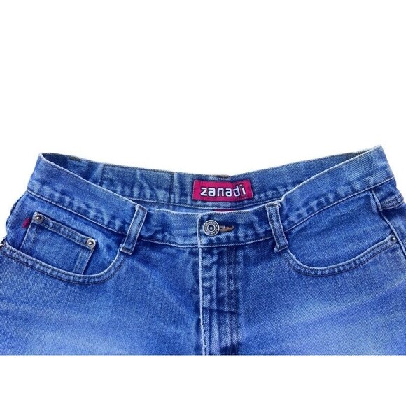 Vintage y2k Zana Di Low Rise Light Wash Denim Jean Shorts Womens Size 9 - Picture 3 of 7